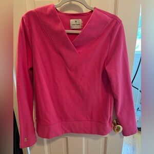Dudley Stephens Pink Fleece Top, Size S